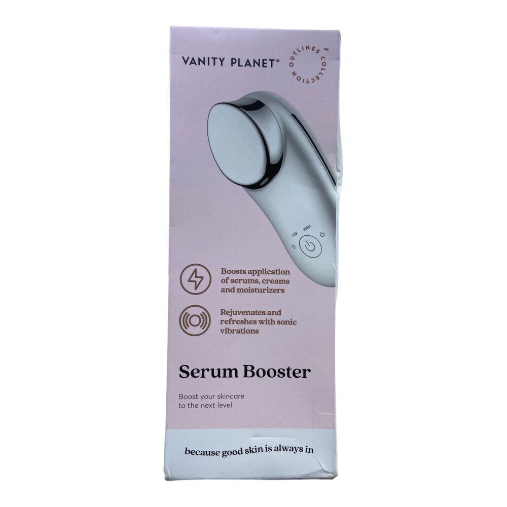 Vanity Planet Serum Booster Face Massager Applicator Sonic‎ Vibrations Skincare - Picture 2 of 7